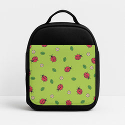 Ladybugs And Flowers - Spring Patterns Insulated Lunchbox
