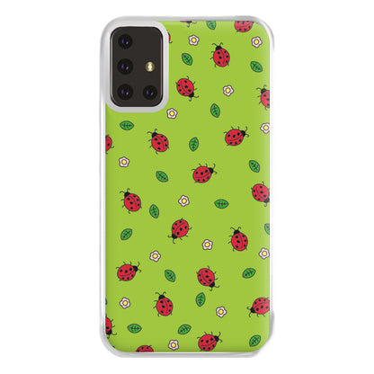 Ladybugs And Flowers - Spring Patterns Phone Case for Galaxy A71