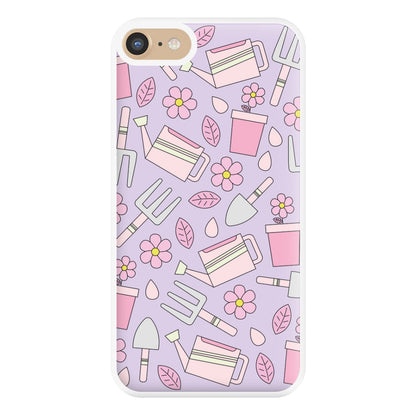 Gardening Tools - Spring Patterns Phone Case for iPhone 6 / 7 / 8 / SE