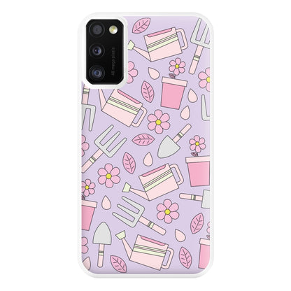 Gardening Tools - Spring Patterns Phone Case for Galaxy A41