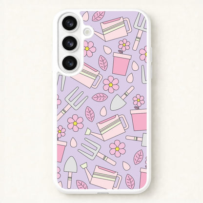 Gardening Tools - Spring Patterns Phone Case for Galaxy S26