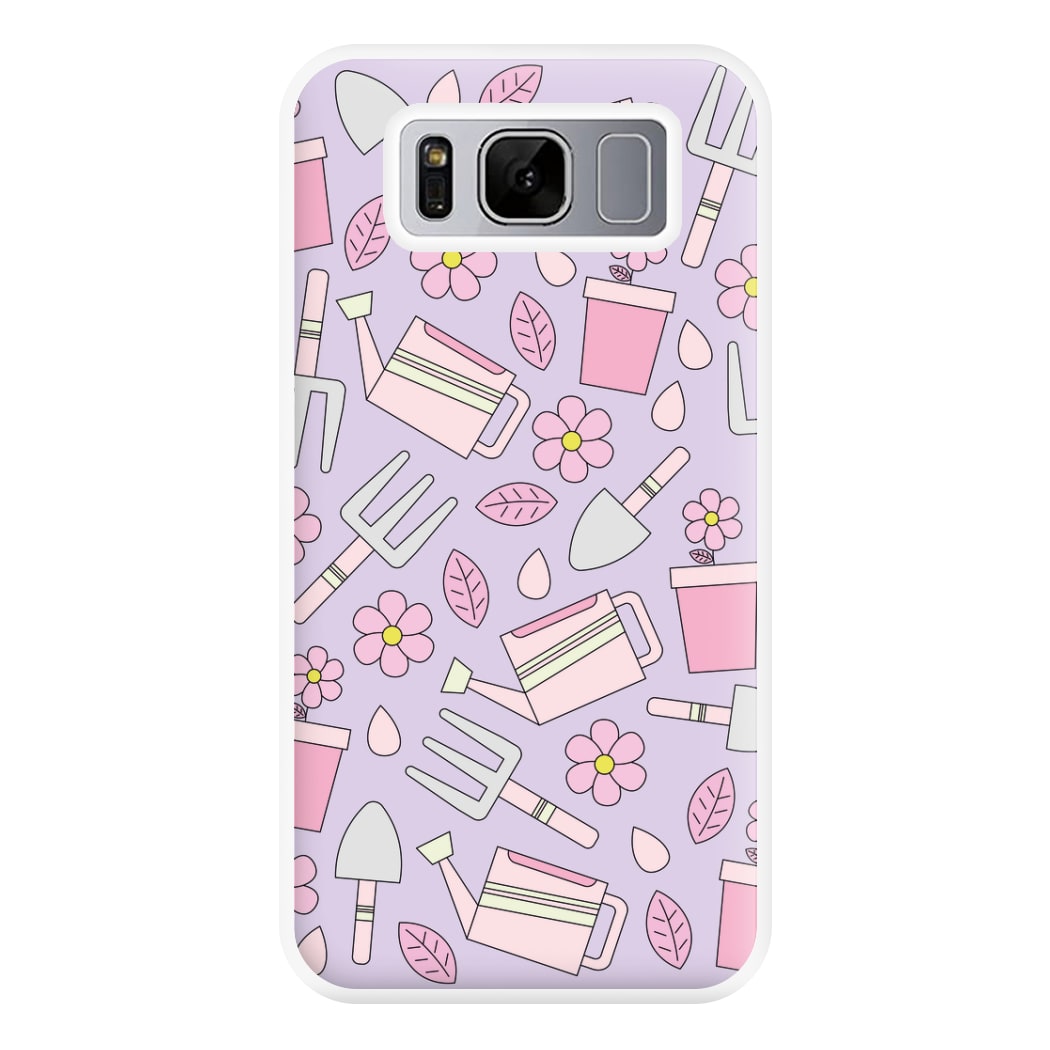 Gardening Tools - Spring Patterns Phone Case for Galaxy S8 Plus