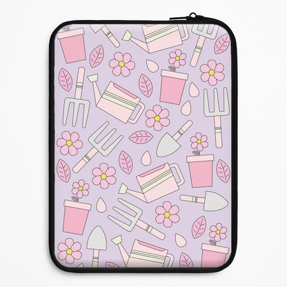 Gardening Tools - Spring Patterns Universal Laptop Sleeve