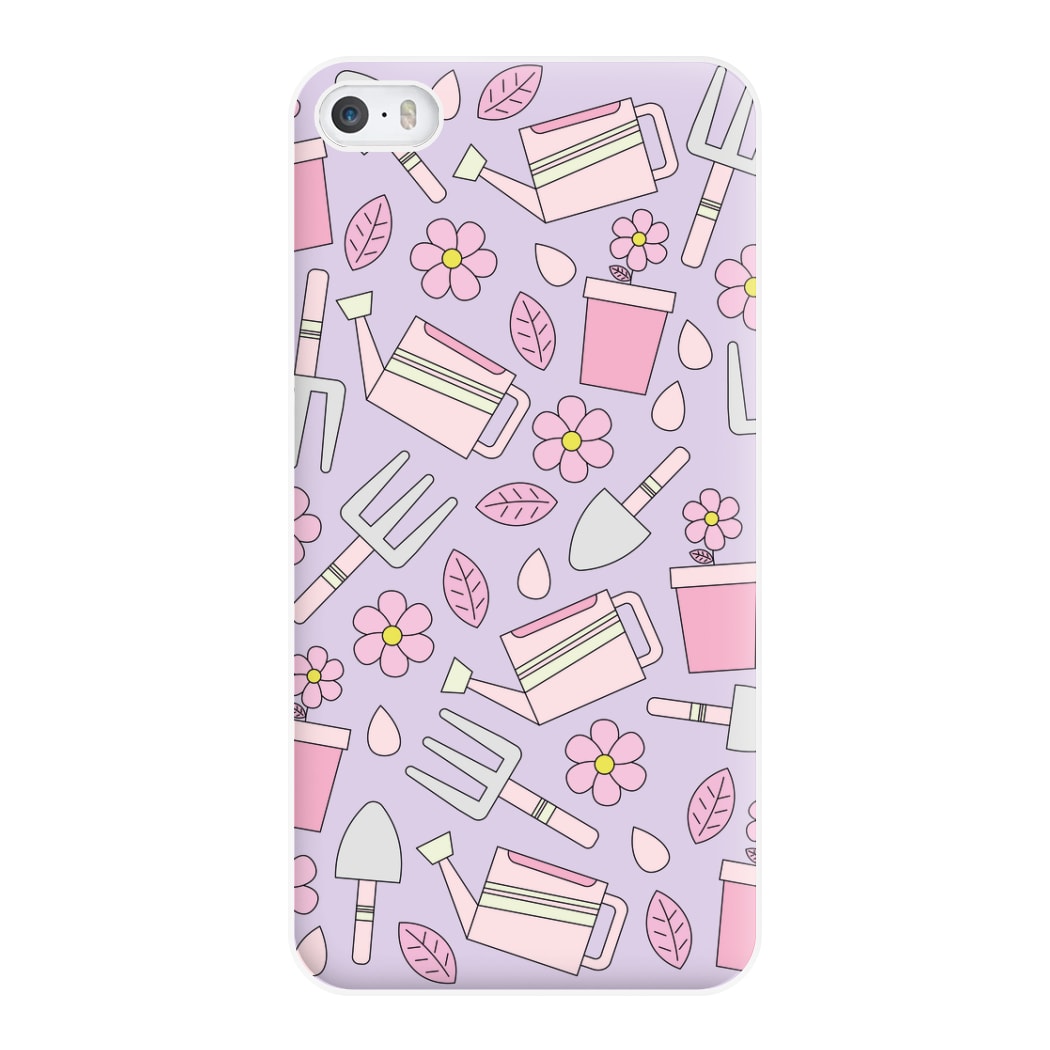 Gardening Tools - Spring Patterns Phone Case for iPhone 5 / 5s / SE 2016