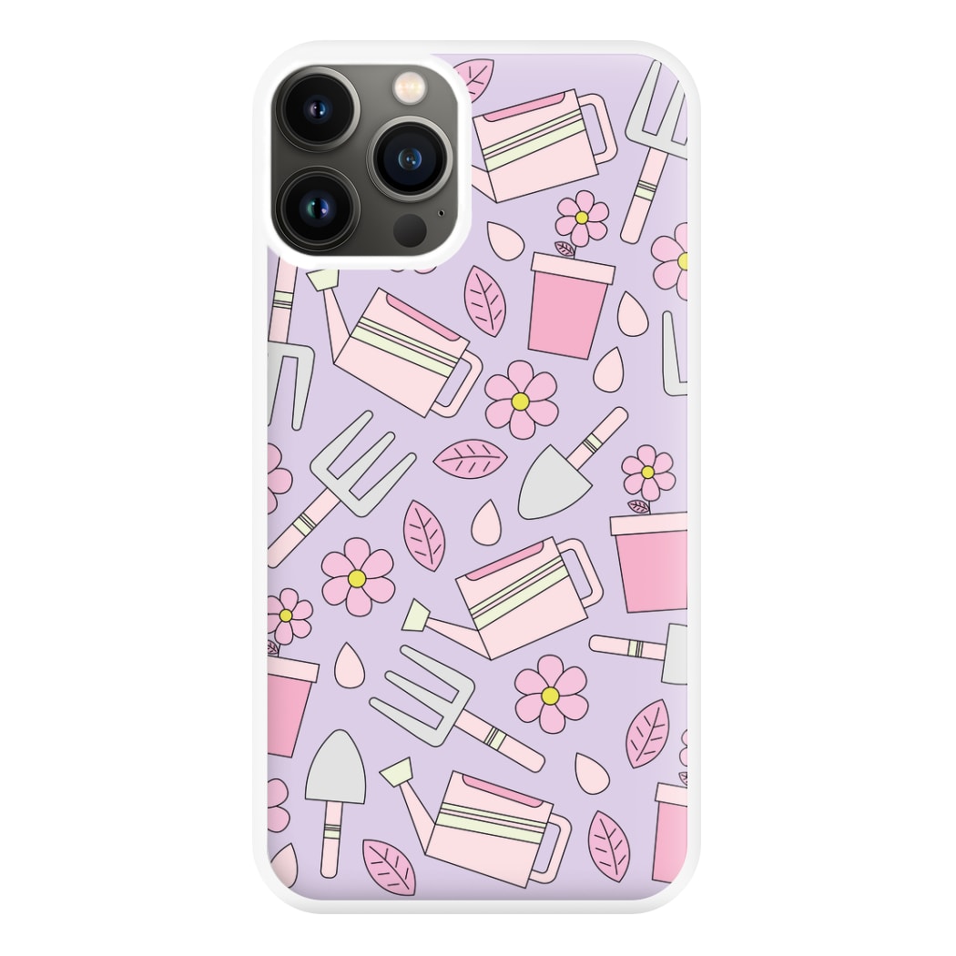 Gardening Tools - Spring Patterns Phone Case for iPhone 11 Pro Max