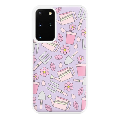 Gardening Tools - Spring Patterns Phone Case for Galaxy S20 Plus