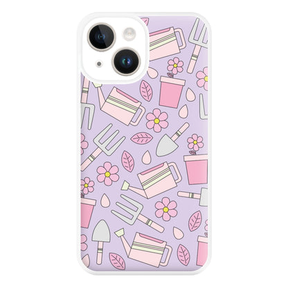 Gardening Tools - Spring Patterns Phone Case for iPhone 14