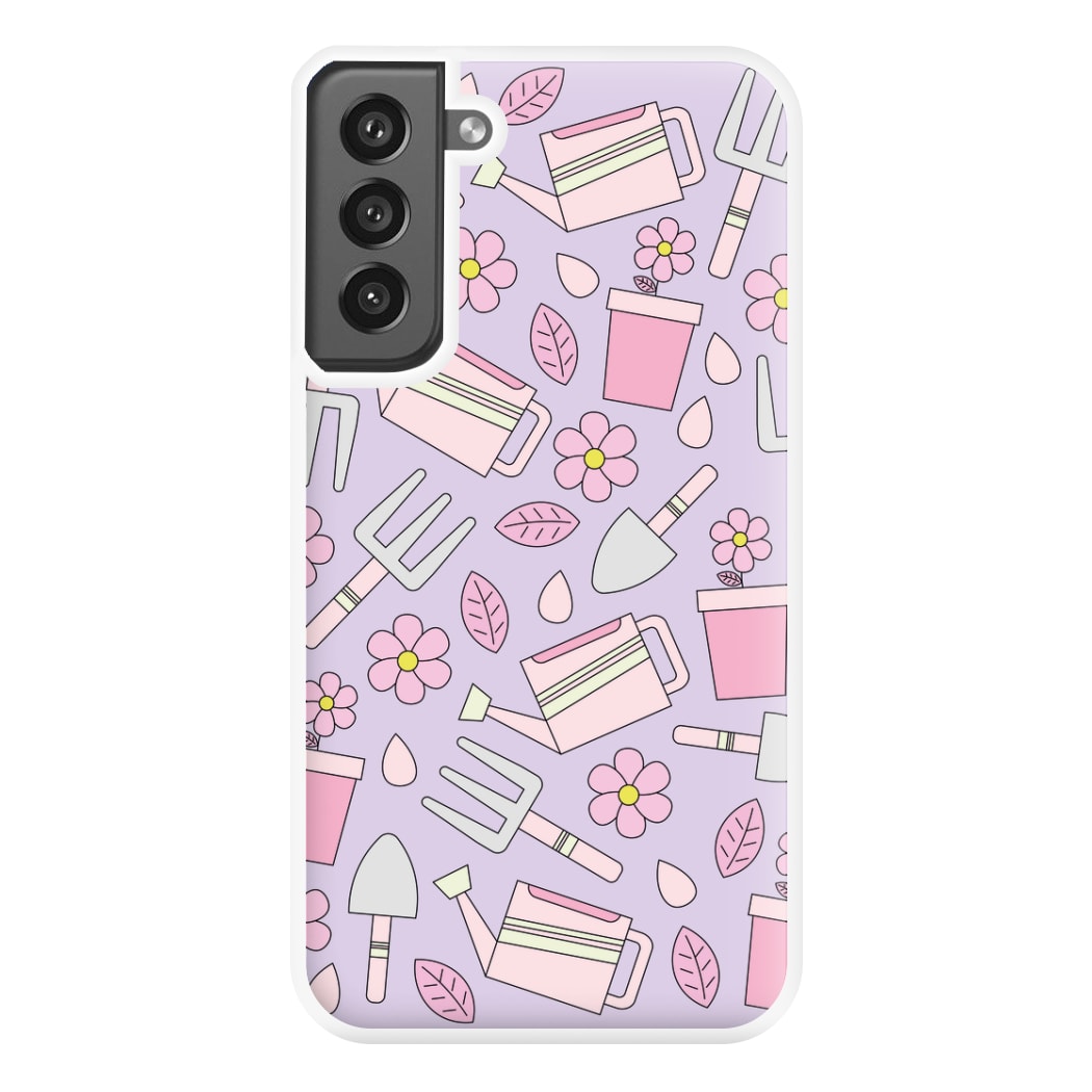 Gardening Tools - Spring Patterns Phone Case for Galaxy S21FE