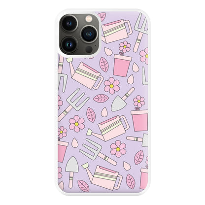 Gardening Tools - Spring Patterns Phone Case for iPhone 13 Pro Max