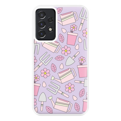 Gardening Tools - Spring Patterns Phone Case for Galaxy A52 / A52s