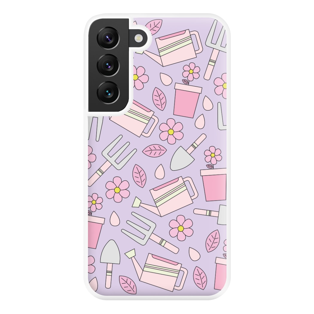 Gardening Tools - Spring Patterns Phone Case for Galaxy S22 Plus