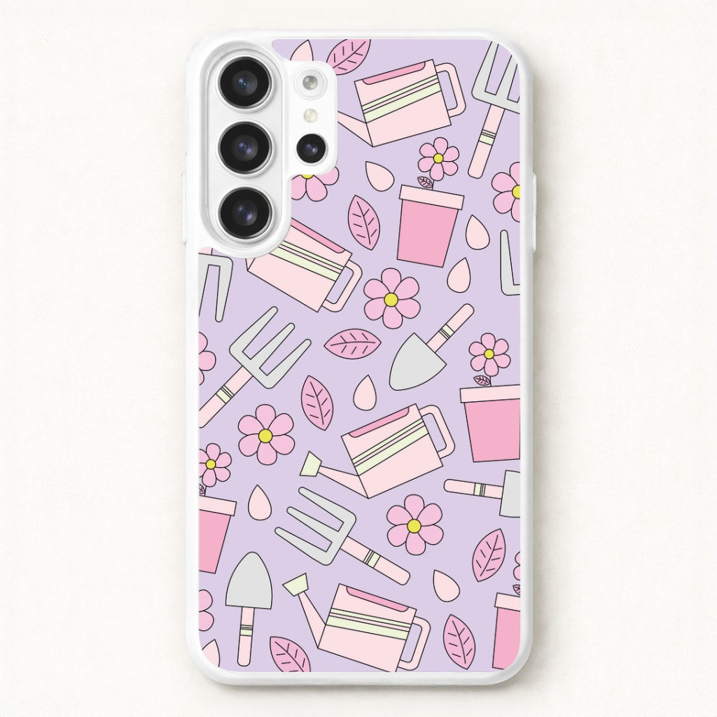 Gardening Tools - Spring Patterns Phone Case for Galaxy S26 Ultra