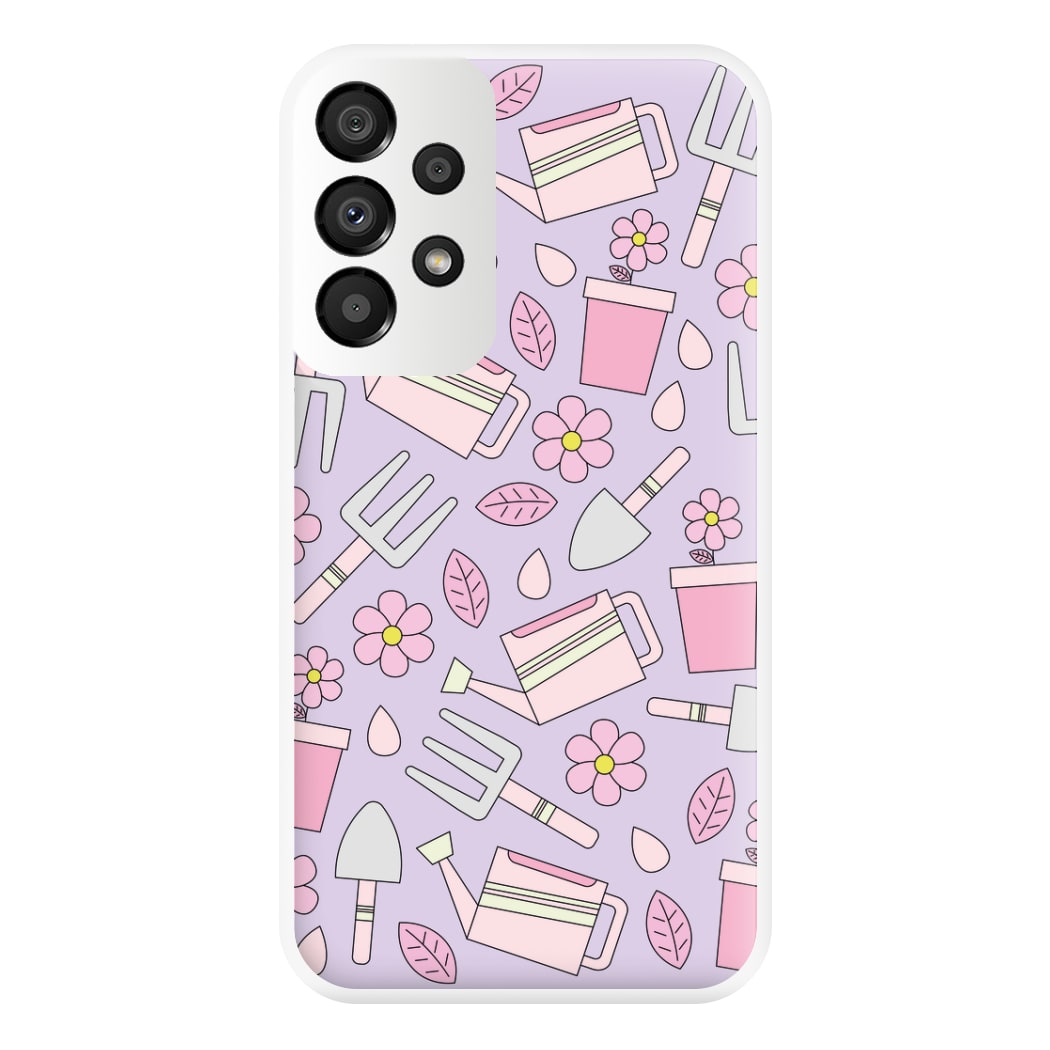 Gardening Tools - Spring Patterns Phone Case for Galaxy A33