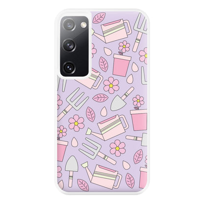 Gardening Tools - Spring Patterns Phone Case for Galaxy S20