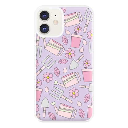 Gardening Tools - Spring Patterns Phone Case for iPhone 11