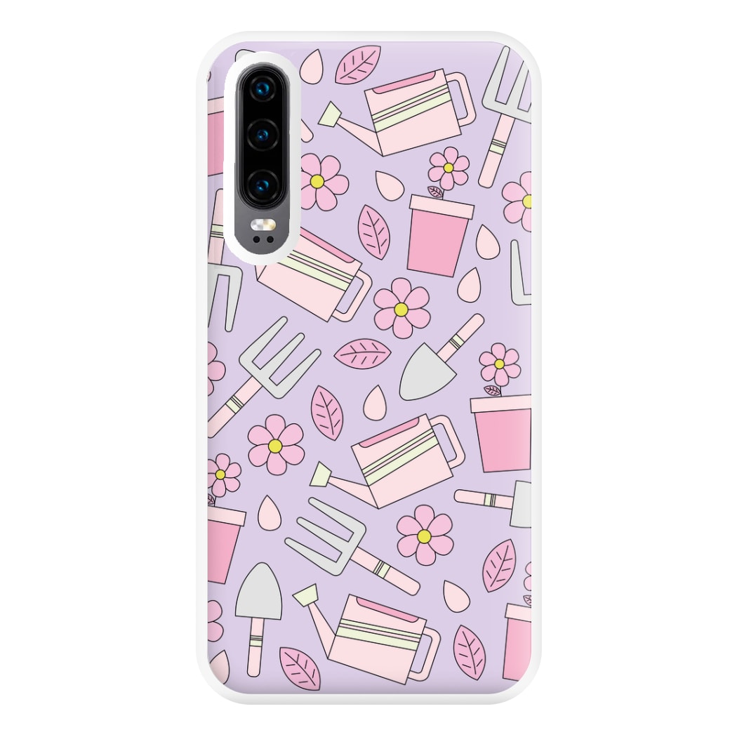 Gardening Tools - Spring Patterns Phone Case for Huawei P30