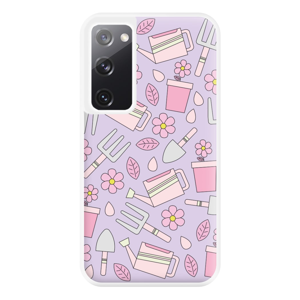 Gardening Tools - Spring Patterns Phone Case for Galaxy S20FE