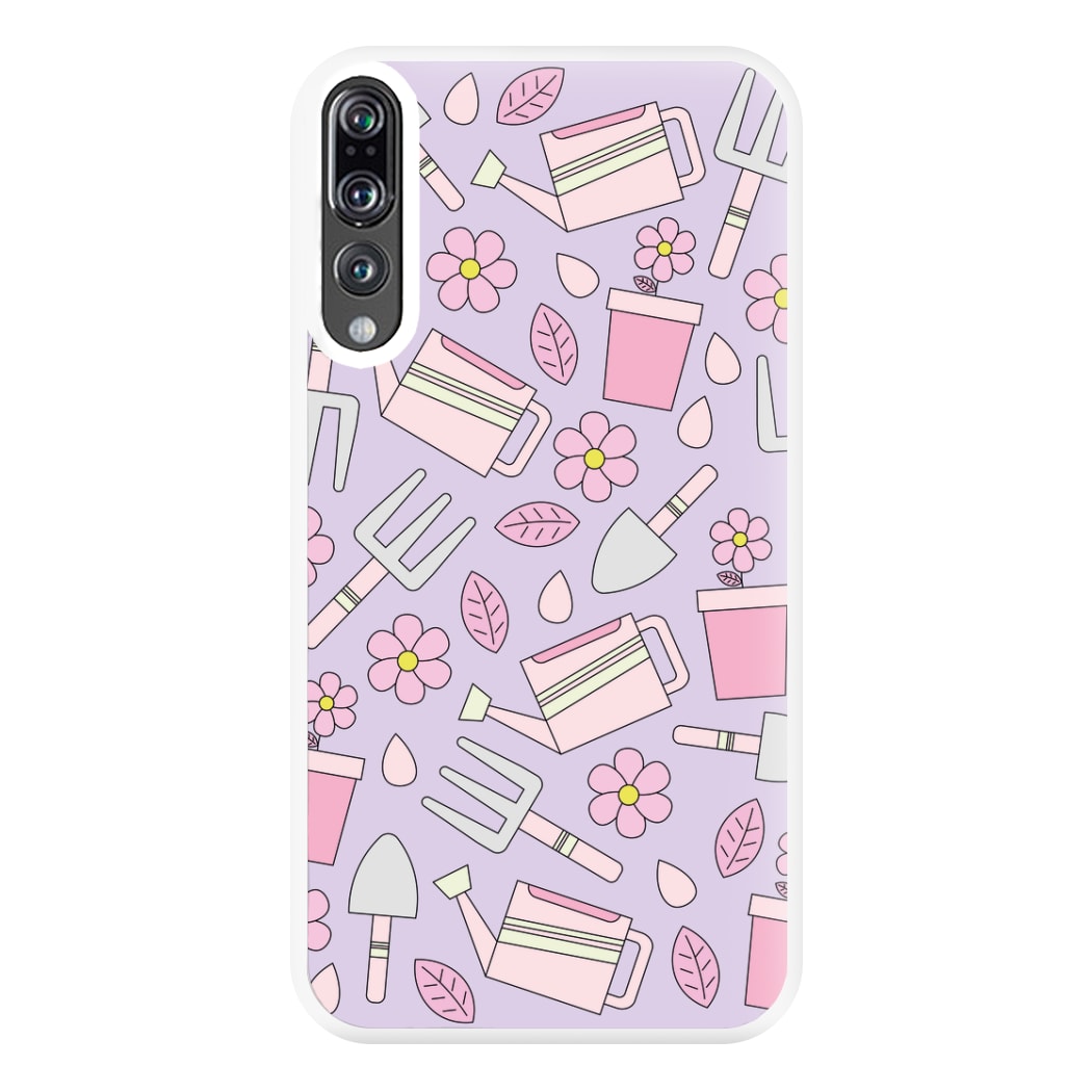 Gardening Tools - Spring Patterns Phone Case for Huawei P20 Pro