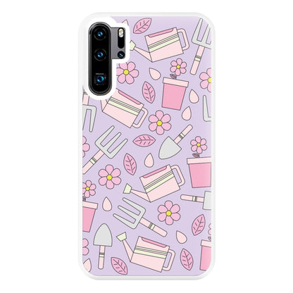 Gardening Tools - Spring Patterns Phone Case for Huawei P30 Pro