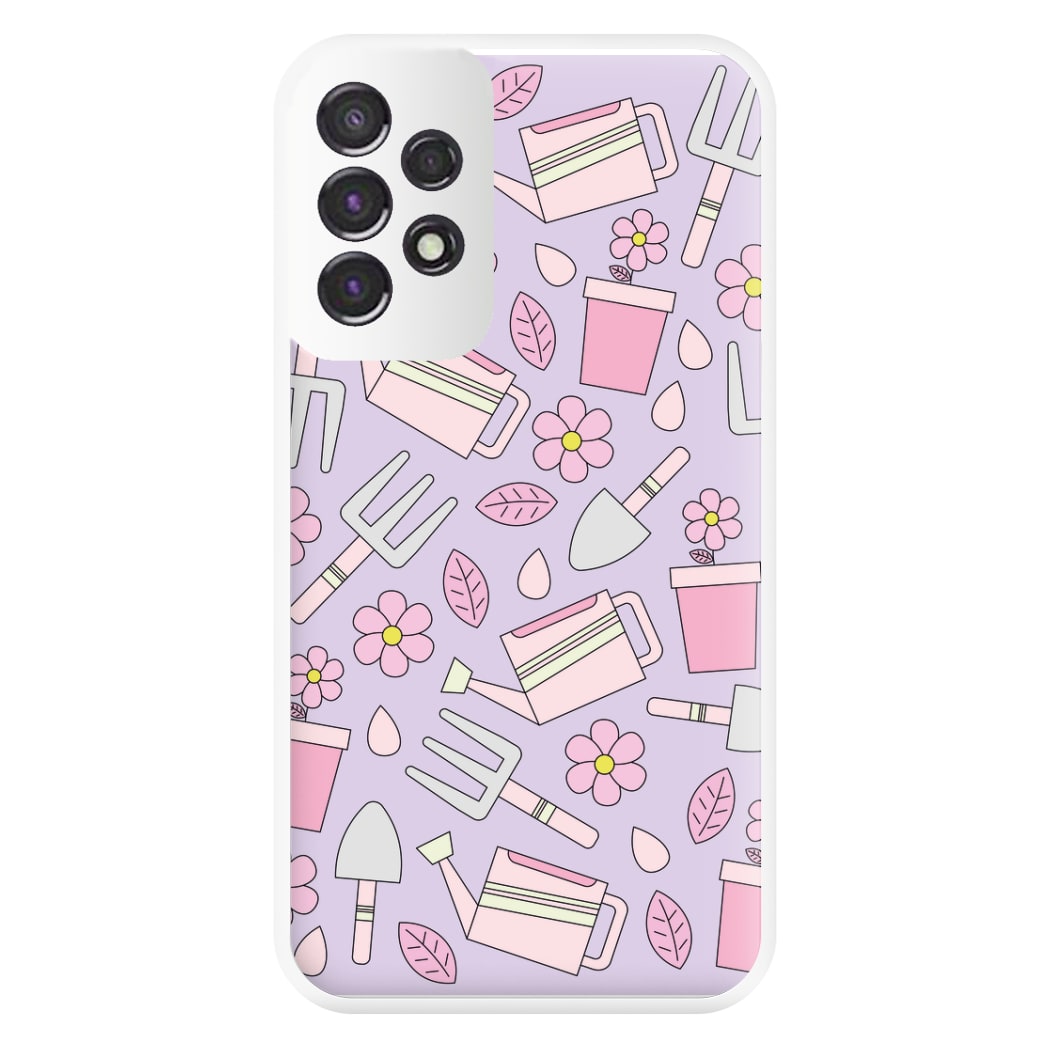 Gardening Tools - Spring Patterns Phone Case for Galaxy A53