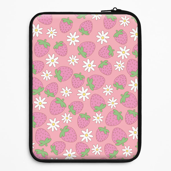 Pink Strawberries - Spring Patterns Universal Laptop Sleeve