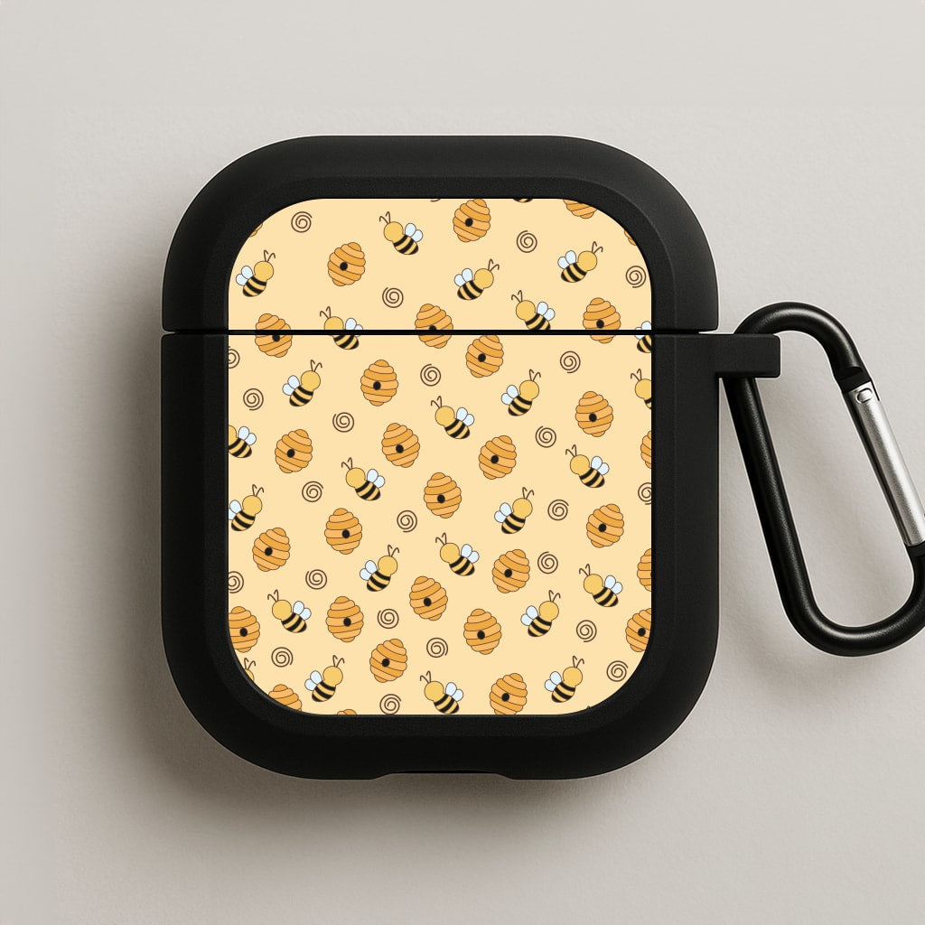 Honey Bees - Spring Patterns AirPods Case