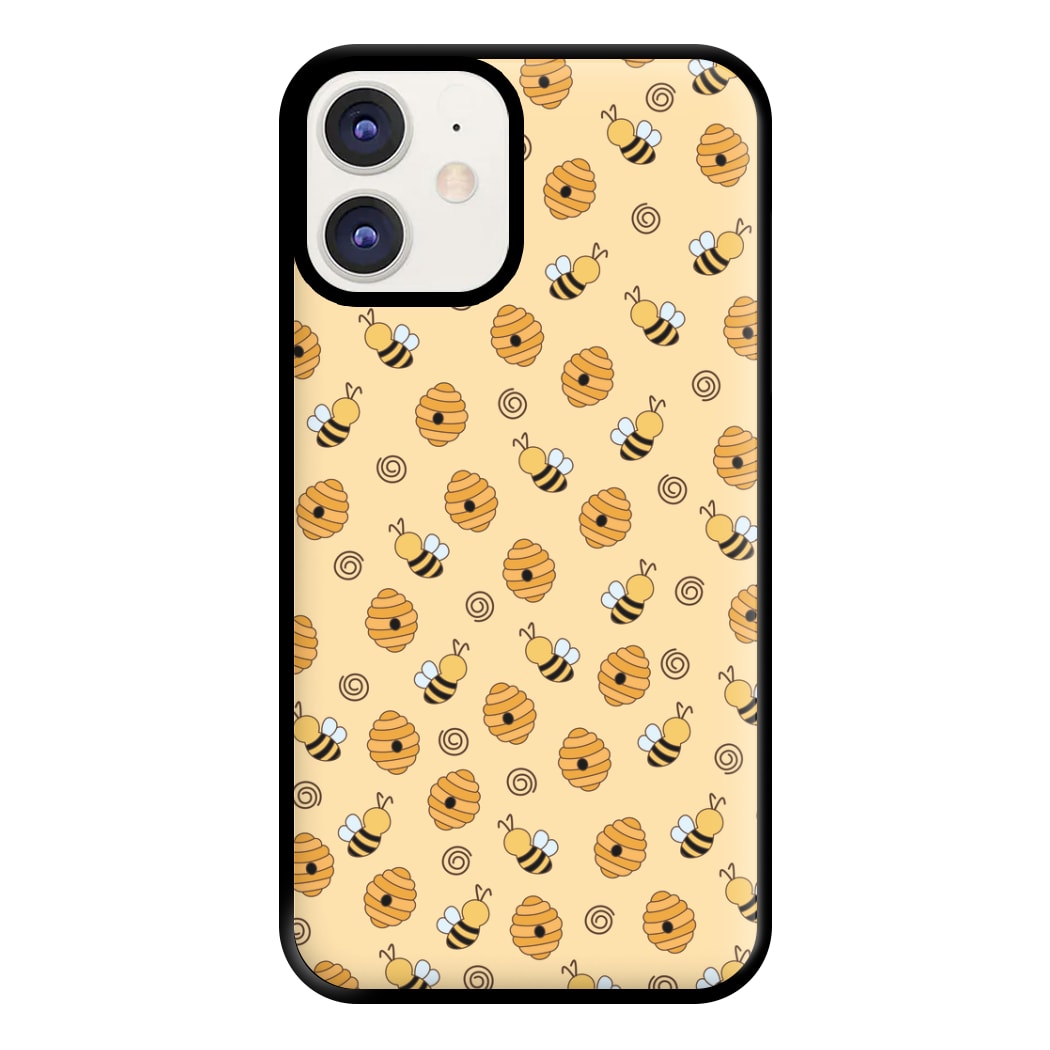 Honey Bees - Spring Patterns Phone Case for iPhone 11