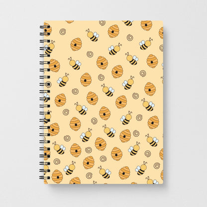 Honey Bees - Spring Patterns Notebook