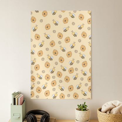 Honey Bees - Spring Patterns Poster