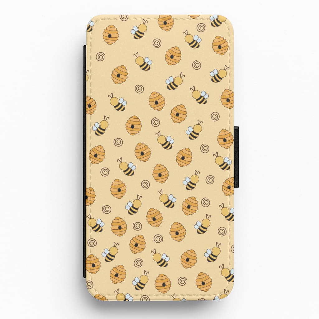 Honey Bees - Spring Patterns Flip / Wallet Phone Case