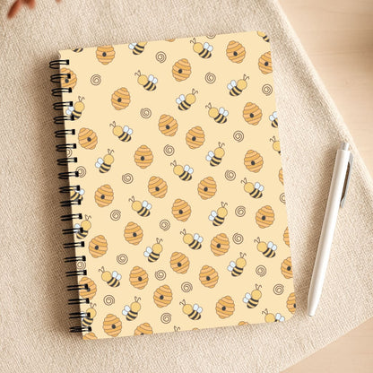 Honey Bees - Spring Patterns Notepad