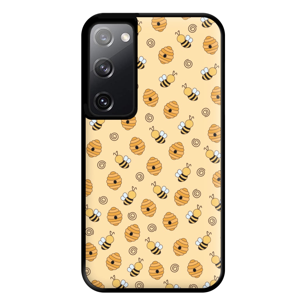 Honey Bees - Spring Patterns Phone Case for Galaxy S20