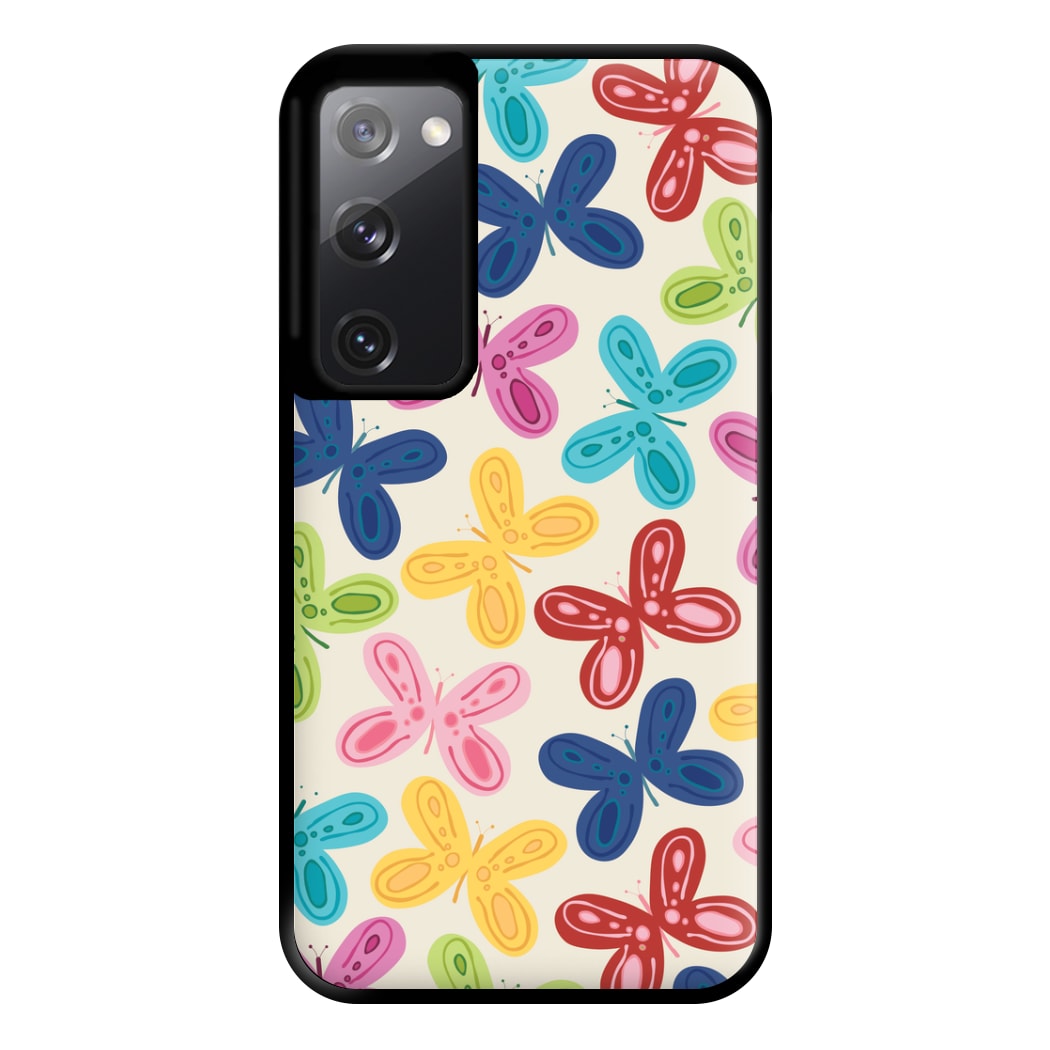 Butterflies - Spring Patterns Phone Case for Galaxy S20FE