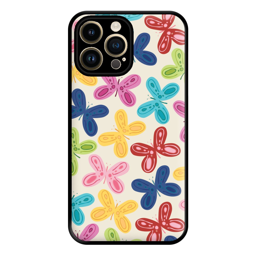 Butterflies - Spring Patterns Phone Case for iPhone 14 Pro Max