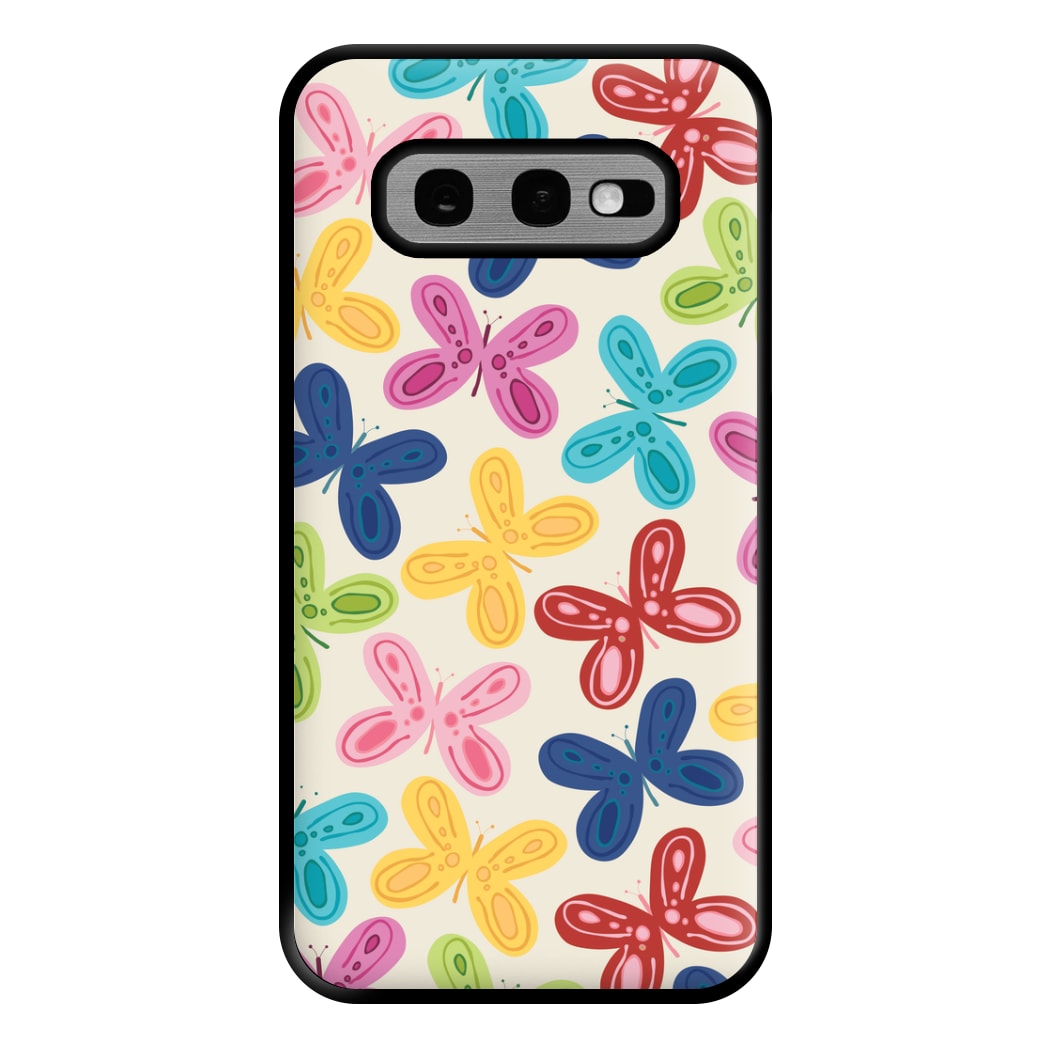 Butterflies - Spring Patterns Phone Case for Galaxy S10e