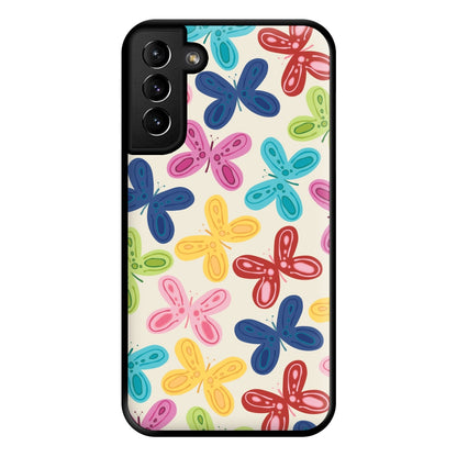 Butterflies - Spring Patterns Phone Case for Galaxy S21 Plus