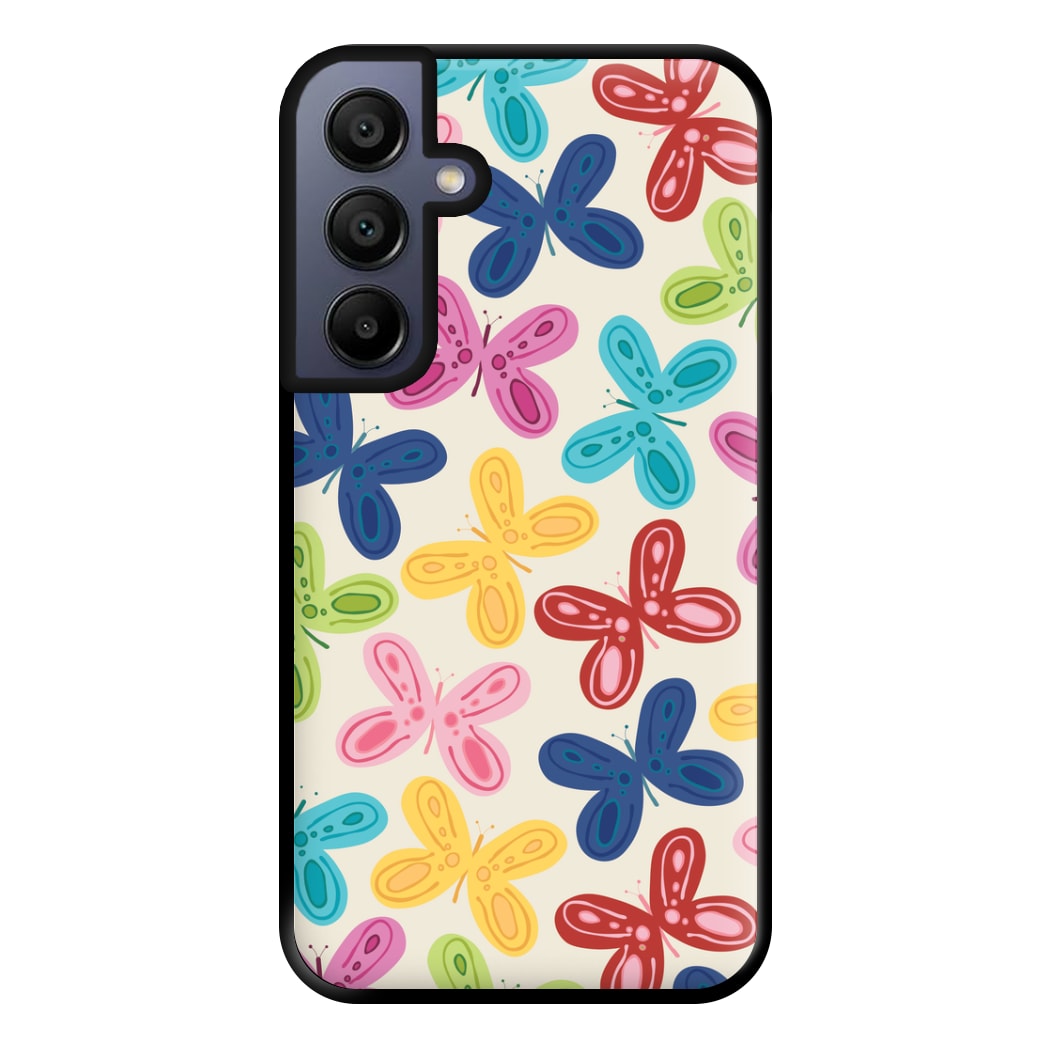 Butterflies - Spring Patterns Phone Case for Galaxy A15