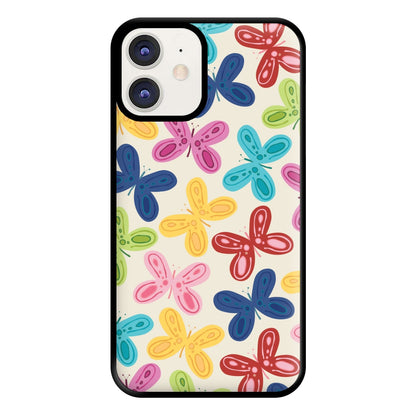 Butterflies - Spring Patterns Phone Case for iPhone 12 / 12 Pro