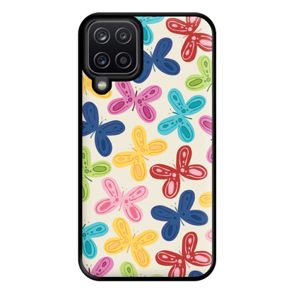 Butterflies - Spring Patterns Phone Case for Galaxy A12