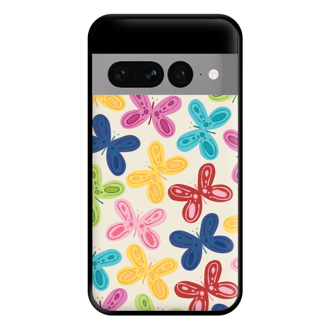 Butterflies - Spring Patterns Phone Case for Google Pixel 7 Pro