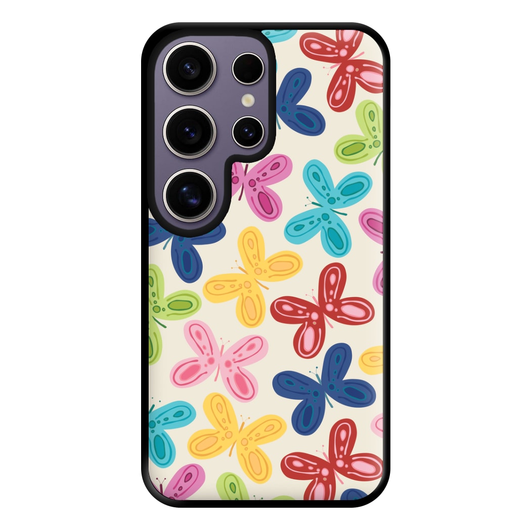 Butterflies - Spring Patterns Phone Case for Galaxy S25 Ultra