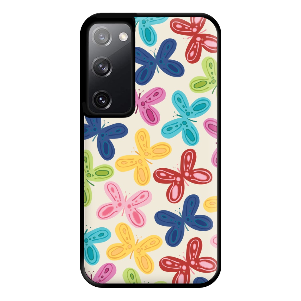 Butterflies - Spring Patterns Phone Case for Galaxy S20