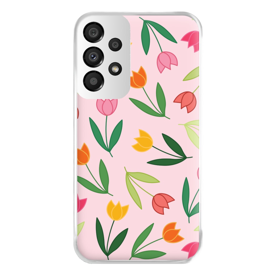 Tulips - Spring Patterns Phone Case for Galaxy A33