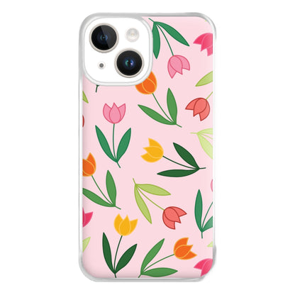 Tulips - Spring Patterns Phone Case for iPhone 14