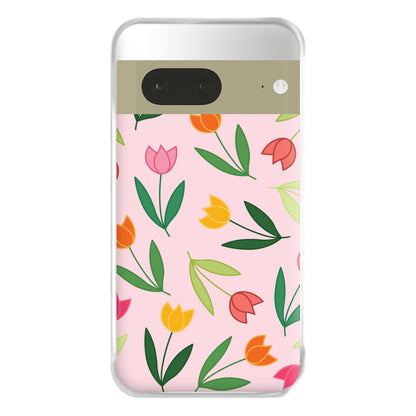 Tulips - Spring Patterns Phone Case for Google Pixel 7a