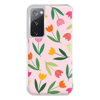 Tulips - Spring Patterns Phone Case for Galaxy S20FE