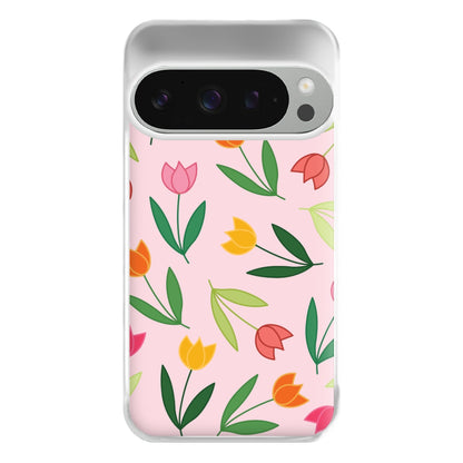 Tulips - Spring Patterns Phone Case for Google Pixel 9 Pro XL