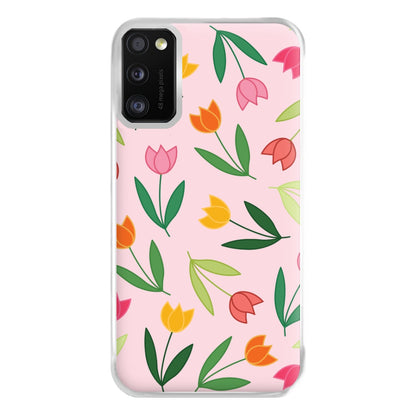 Tulips - Spring Patterns Phone Case for Galaxy A41