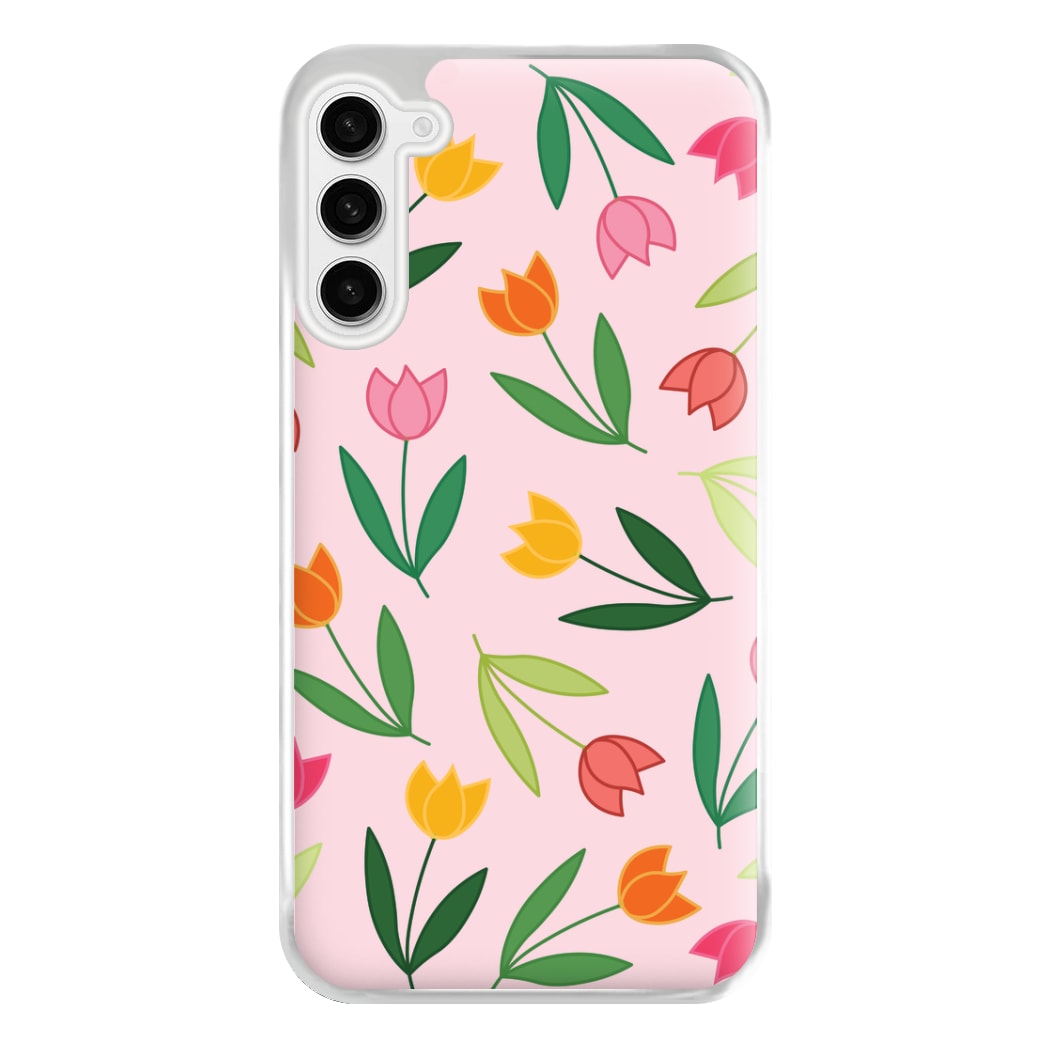 Tulips - Spring Patterns Phone Case for Galaxy S23FE