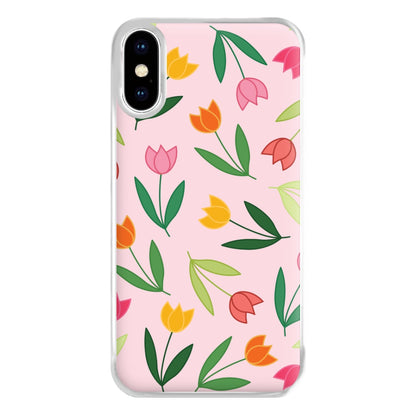 Tulips - Spring Patterns Phone Case for iPhone XS Max